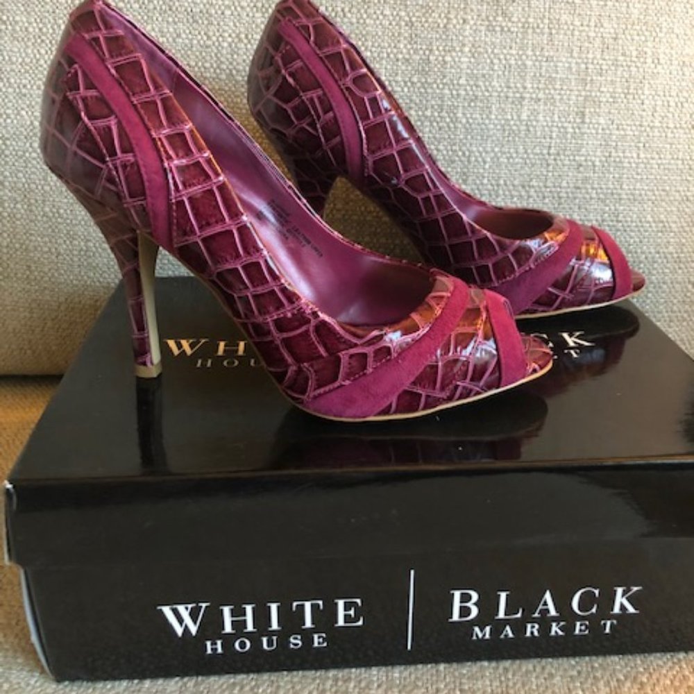 White House Black Market Pink Heels